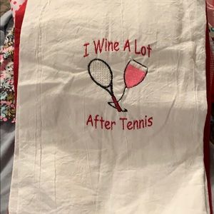 Tennis kitchen towel